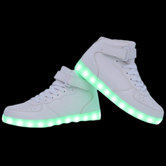 Led Sneakers White 7 Led Light Colors  | Dancing Led Light Shoes  | Kids Led Light Shoes  | Led Light Shoes For Men  | Led Light Shoes For Women