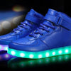 Led Sneakers Blue 7 Led Colors - Blue  | Kids Led Light Shoes  | Led Light Shoes For Men | ledlegs.