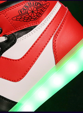 Stylish Led High Top Led Sneakers | Light Up Shoes  | Led Light Shoes For Men & Women