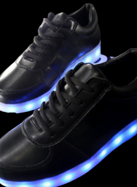 Led Shoes Black Shoes Light Up  | Led Light Shoes For Men  | Led Light Shoes For Women  | Led Light Shoes For Girls & Boys