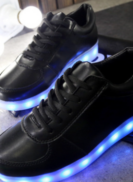 Led Shoes Black Shoes Light Up  | Led Light Shoes For Men  | Led Light Shoes For Women  | Led Light Shoes For Girls & Boys