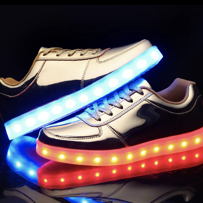 Party Led Shoes Golden  | Dancing Led Light Shoes  | Kids Led Light Shoes  | Led Light Shoes For Men & Women  | Led Light Shoes For Girls & Boys | ledlegs.