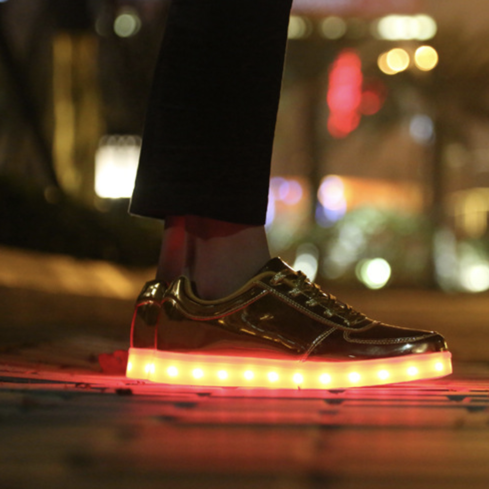 Party Led Shoes Golden  | Dancing Led Light Shoes  | Kids Led Light Shoes  | Led Light Shoes For Men & Women  | Led Light Shoes For Girls & Boys | ledlegs.