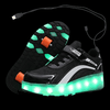 whatagift.com.au Black / 29 Insole 18.5CM New Usb Charging Led Light Roller Skate Shoes For Children