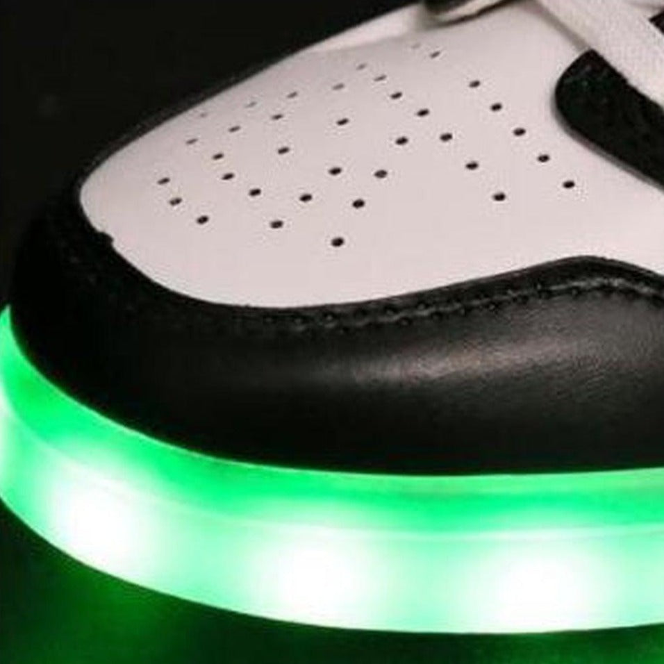 Stylish Led High Top Led Sneakers | Light Up Shoes  | Led Light Shoes For Men & Women | ledlegs.