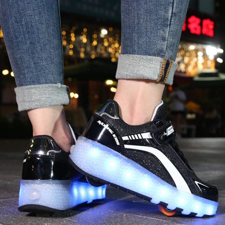 whatagift.com.au New Usb Charging Led Light Roller Skate Shoes For Children