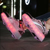 whatagift.com.au New Usb Charging Led Light Roller Skate Shoes For Children