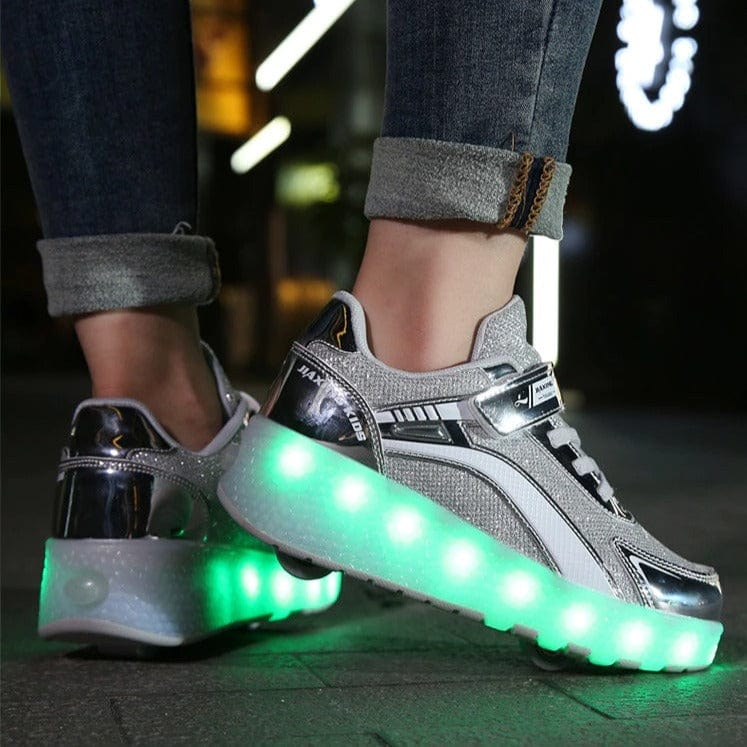 whatagift.com.au New Usb Charging Led Light Roller Skate Shoes For Children