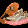 whatagift.com.au New Usb Charging Led Light Roller Skate Shoes For Children