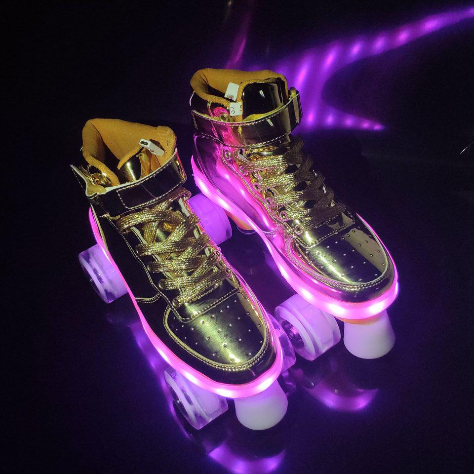 Roller Skates With Lights | Led Lights Roller Skates For Adults And Teens | ledlegs.