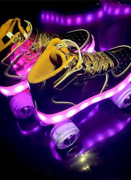 Roller Skates With Lights | Led Lights Roller Skates For Adults And Teens