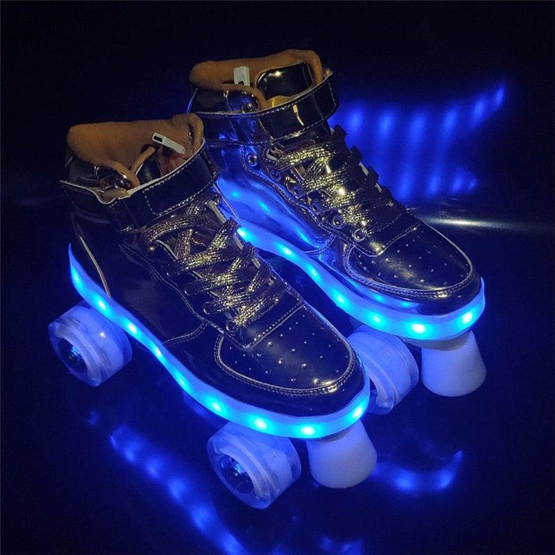 Roller Skates With Lights | Led Lights Roller Skates For Adults And Teens | ledlegs.