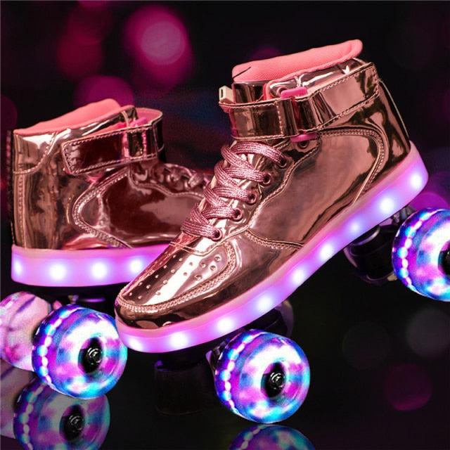 Roller Skates With Lights | Led Lights Roller Skates For Adults And Teens | ledlegs.