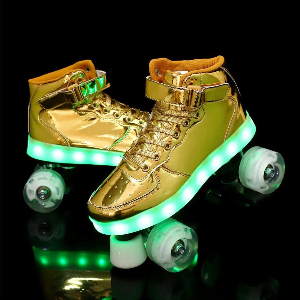 Roller Skates With Lights | Led Lights Roller Skates For Adults And Teens | ledlegs.